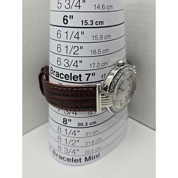 Ferre Milano 1L096 Swiss Made Womens Quartz Crystal Bezel Watch New Battery - Picture 7 of 14